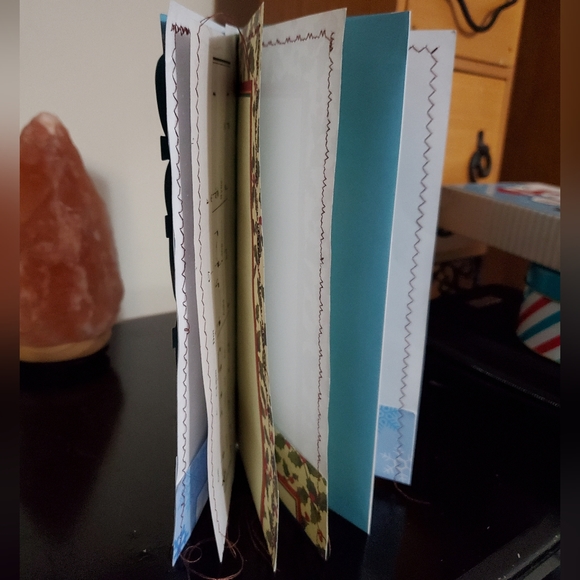 🎄 HAND CRAFTED Christmas card journal notebook with box - Picture 10 of 11